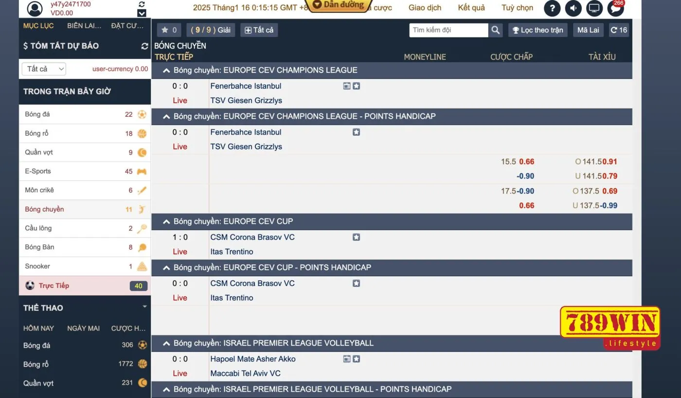 Cá cược bóng chuyền 789win là lựa chọn đầy hấp dẫn với người yêu thích
