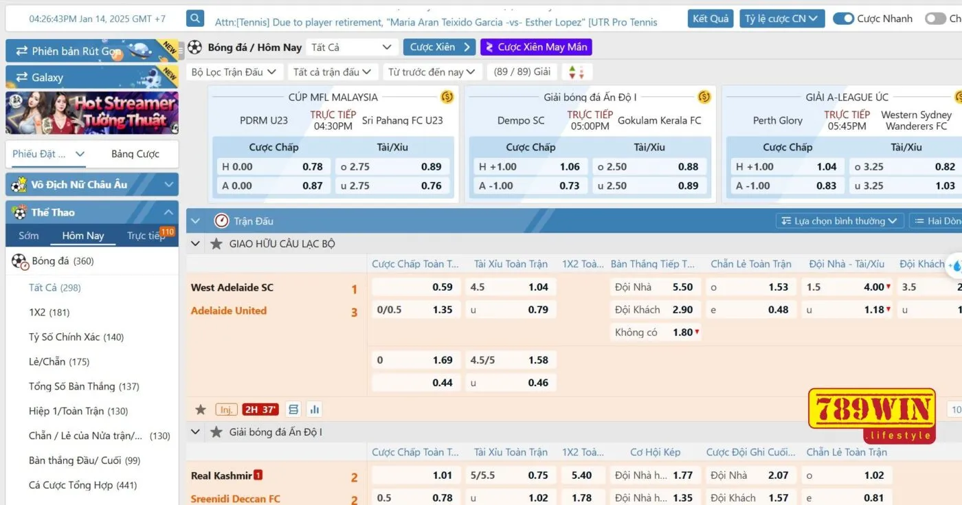 Soi kèo trước trận đấu