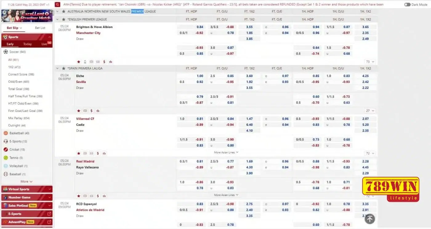 Tại sao nên lựa chọn cá cược cầu lông 789Win?