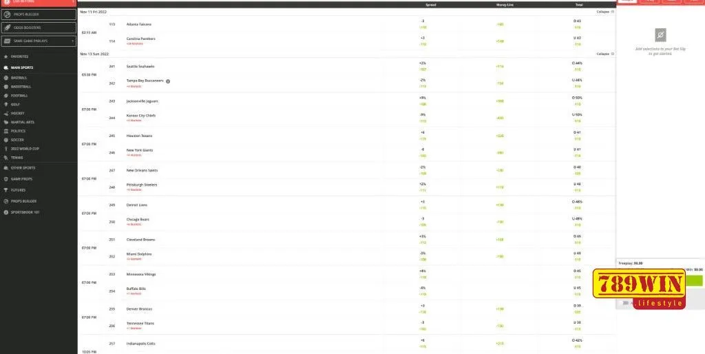 Các loại kèo cược quần vợt phổ biến tại 789win