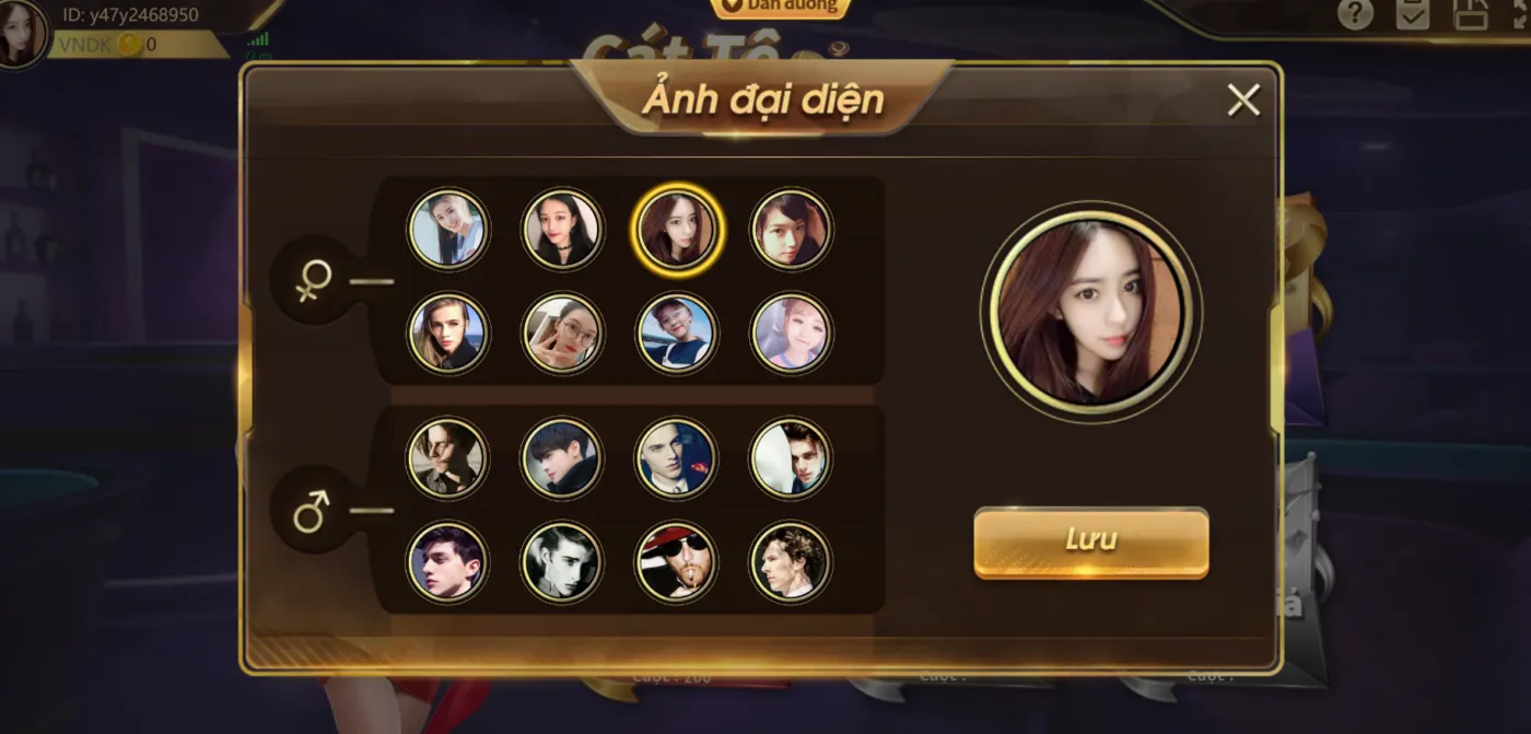 Giao diện dễ theo dõi của Cát Tê 789win