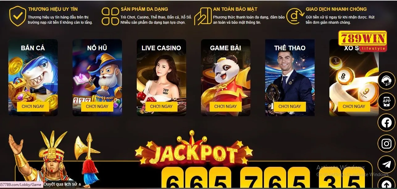 Truy cập link 789win chính thức