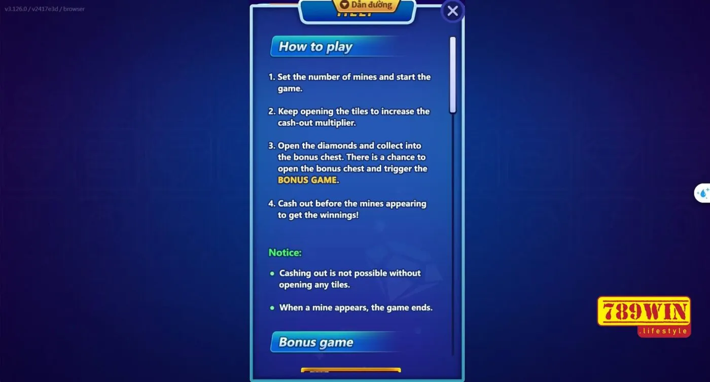 Chia sẻ các tính năng nổi bật chỉ có tại đào mìn 2 789win