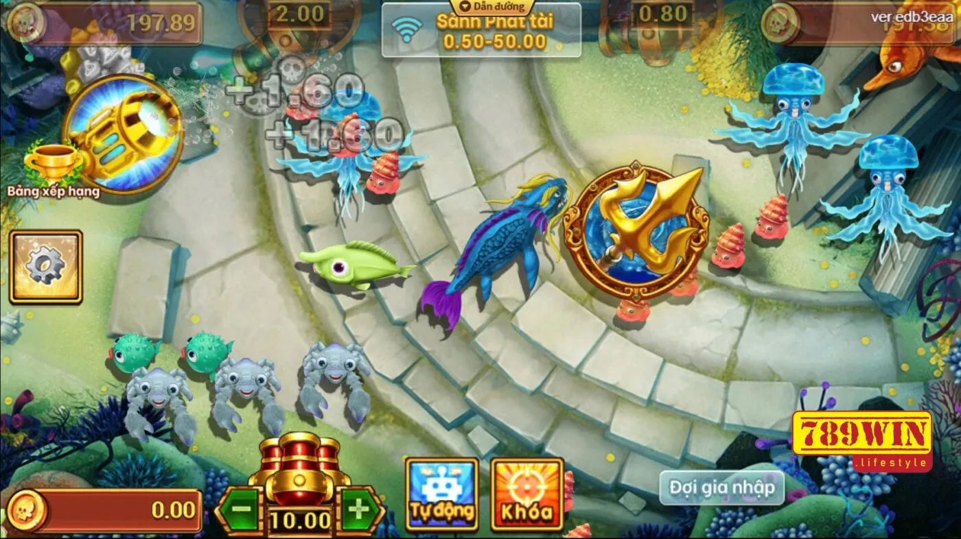 FC Bá chủ đại dương 789Win đặt trong bối cảnh dưới lòng đại dương kỳ thú