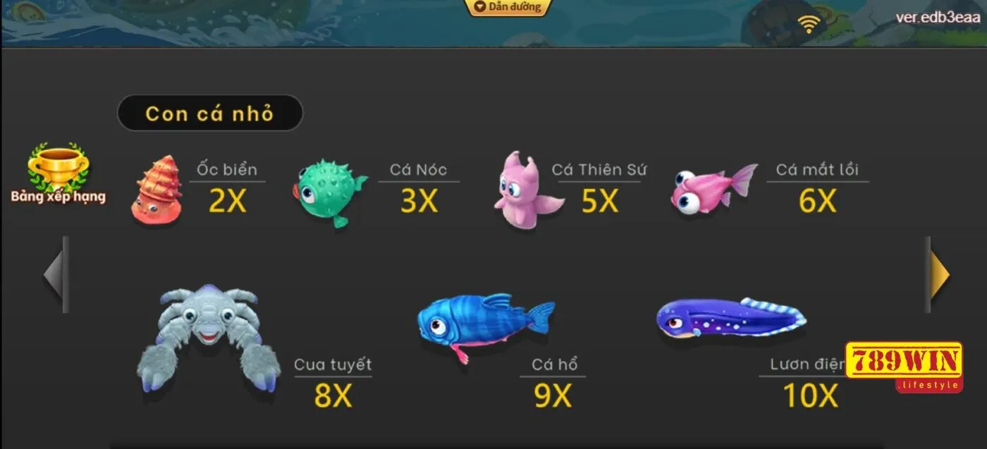 Tỷ lệ thưởng trong game FC Bá chủ đại dương 789Win