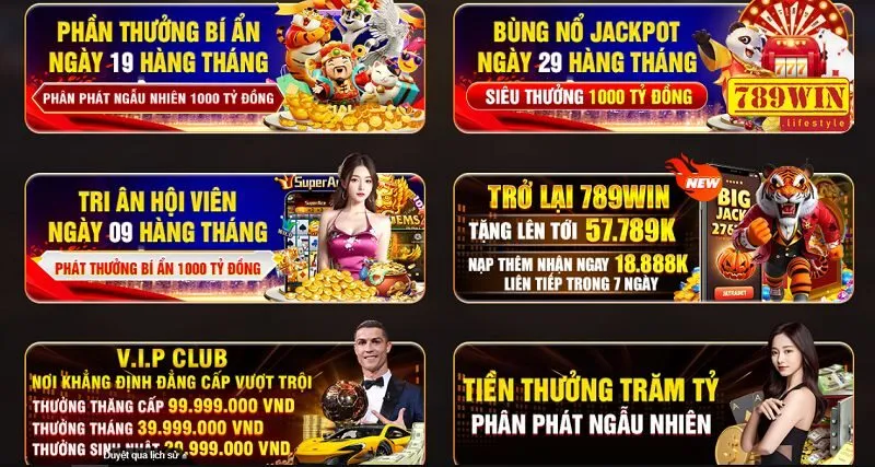 Khuyến mãi đặc biệt tại 789win