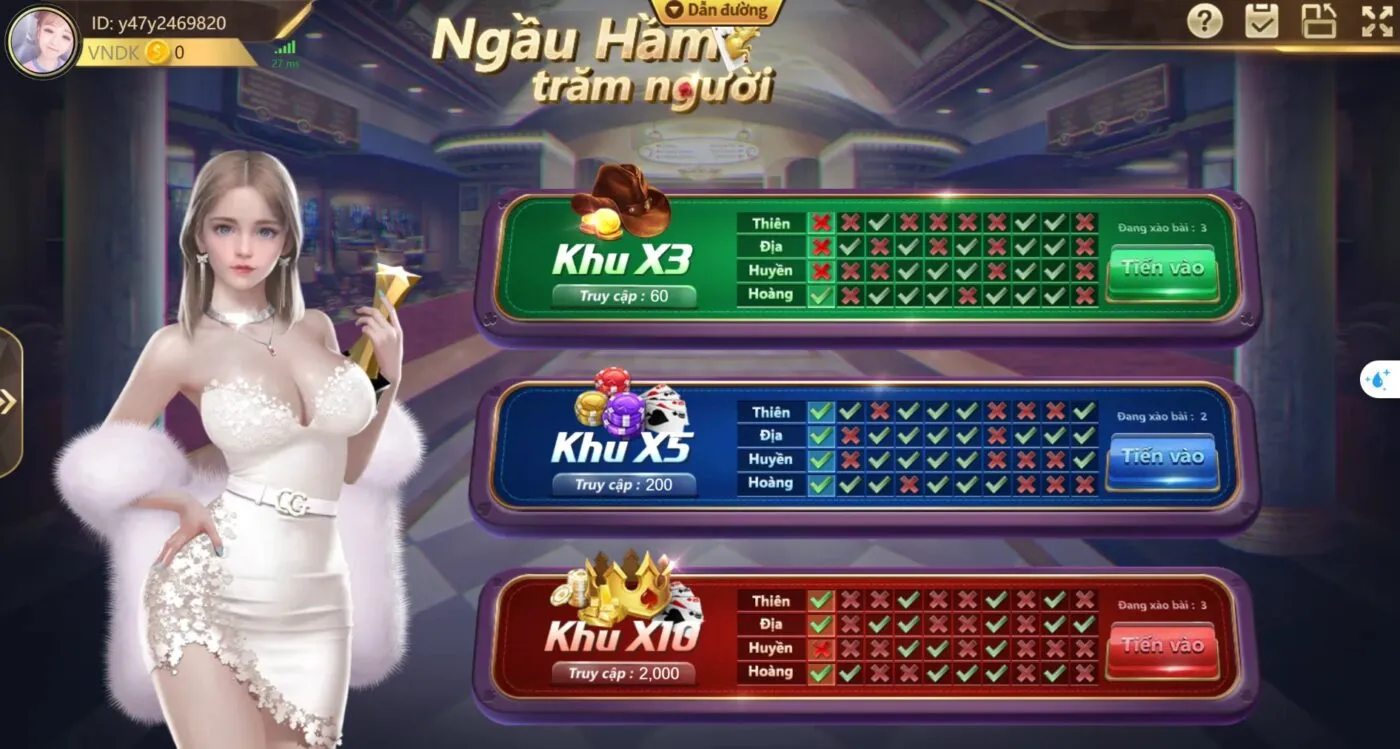 Quy tắc chia bài ngầu hầm trăm người 