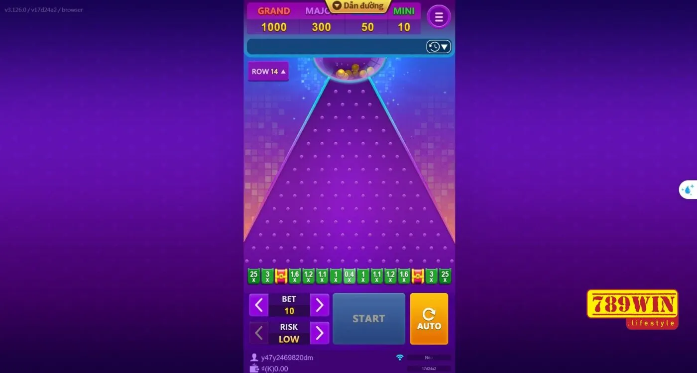 Luật chơi Plinko2 789win mới nhất