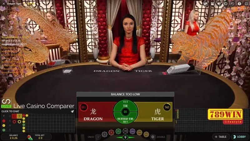 Luật cá cược Rồng Hổ 789Win cơ bản