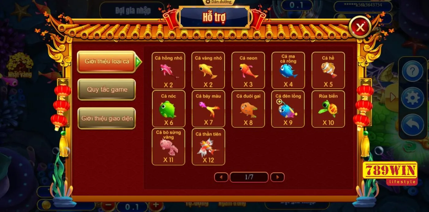 Quy đổi điểm thưởng trong game TP nhị gia bắn cá 