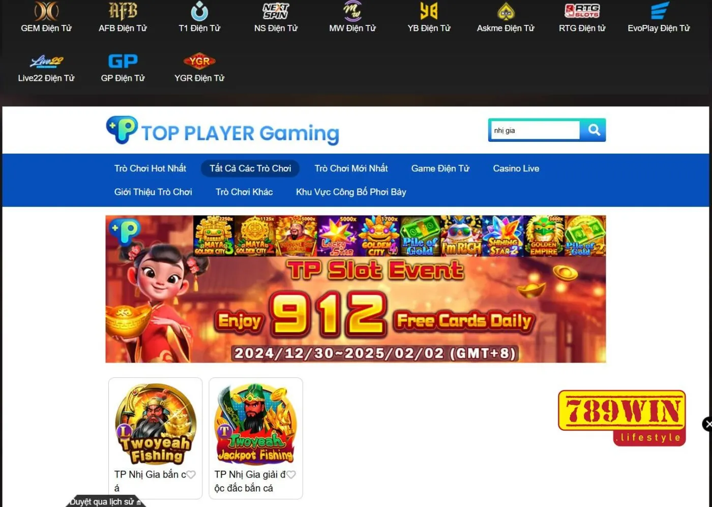 Hướng dẫn chơi trò TP nhị gia bắn cá 789Win