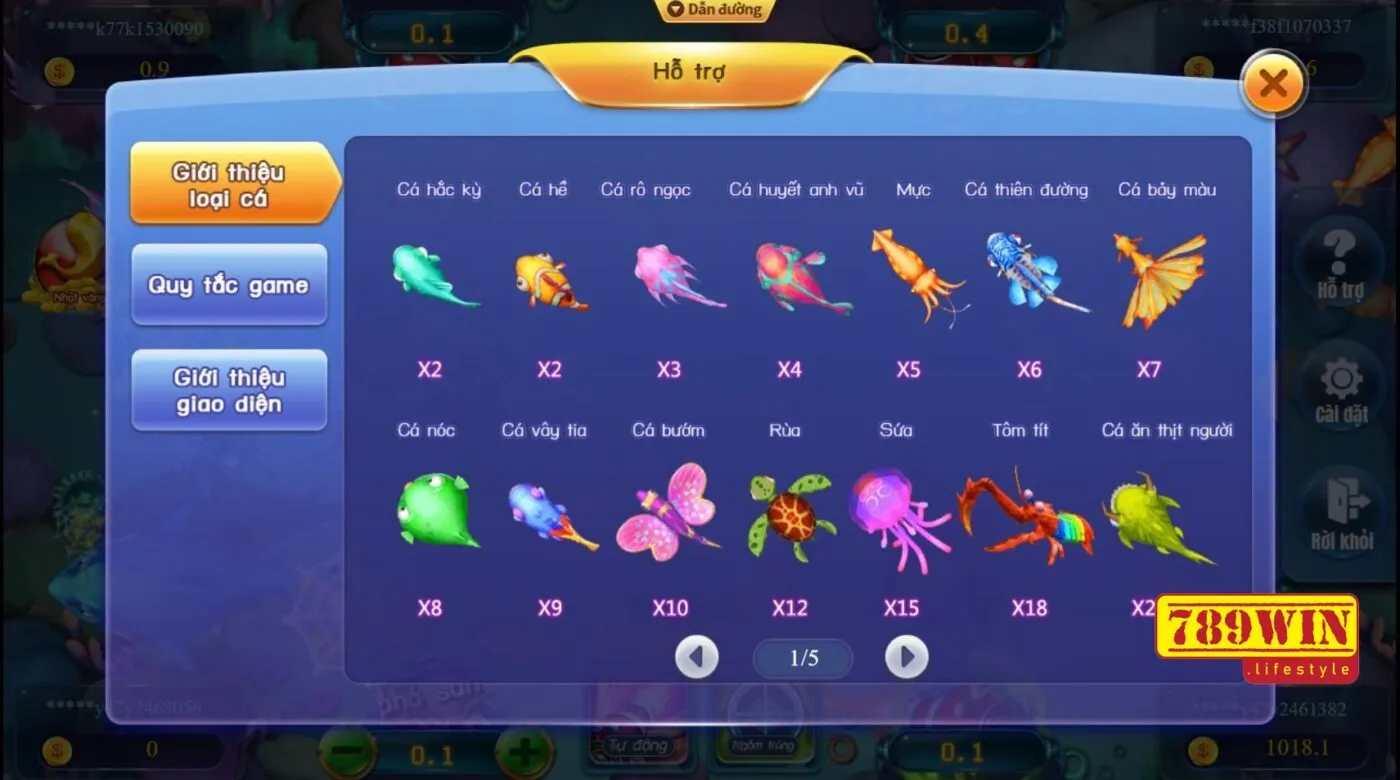 Tỷ lệ thưởng trong trò TP Ông trùm bắn cá khá hấp dẫn 