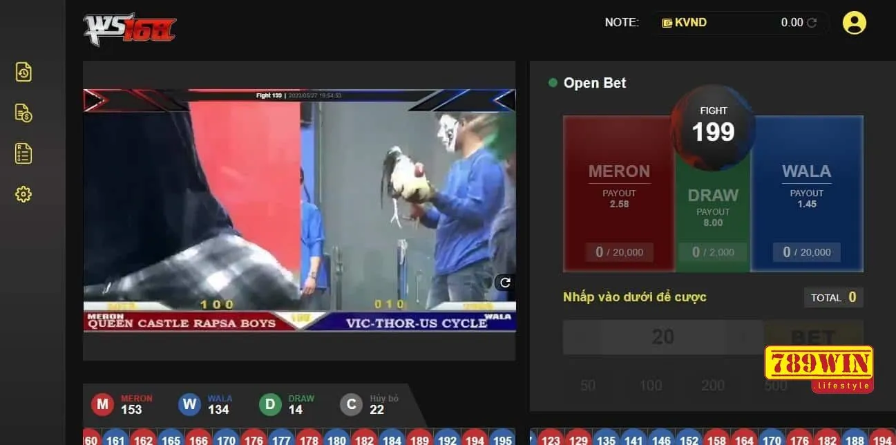 Các loại hình đá gà hay tại Ws168 Đá gà 789Win