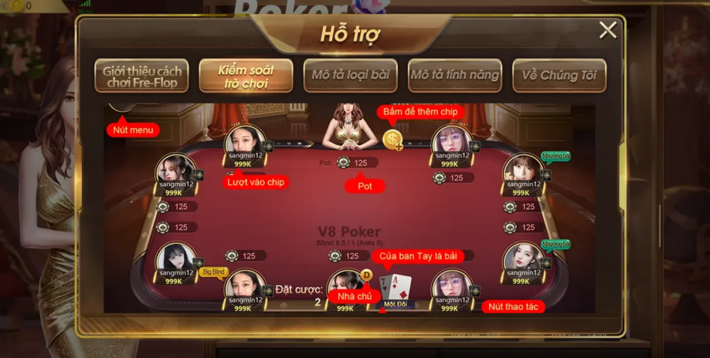 Giao diện dễ hiểu và hấp dẫn tại Xì Tố 789win
