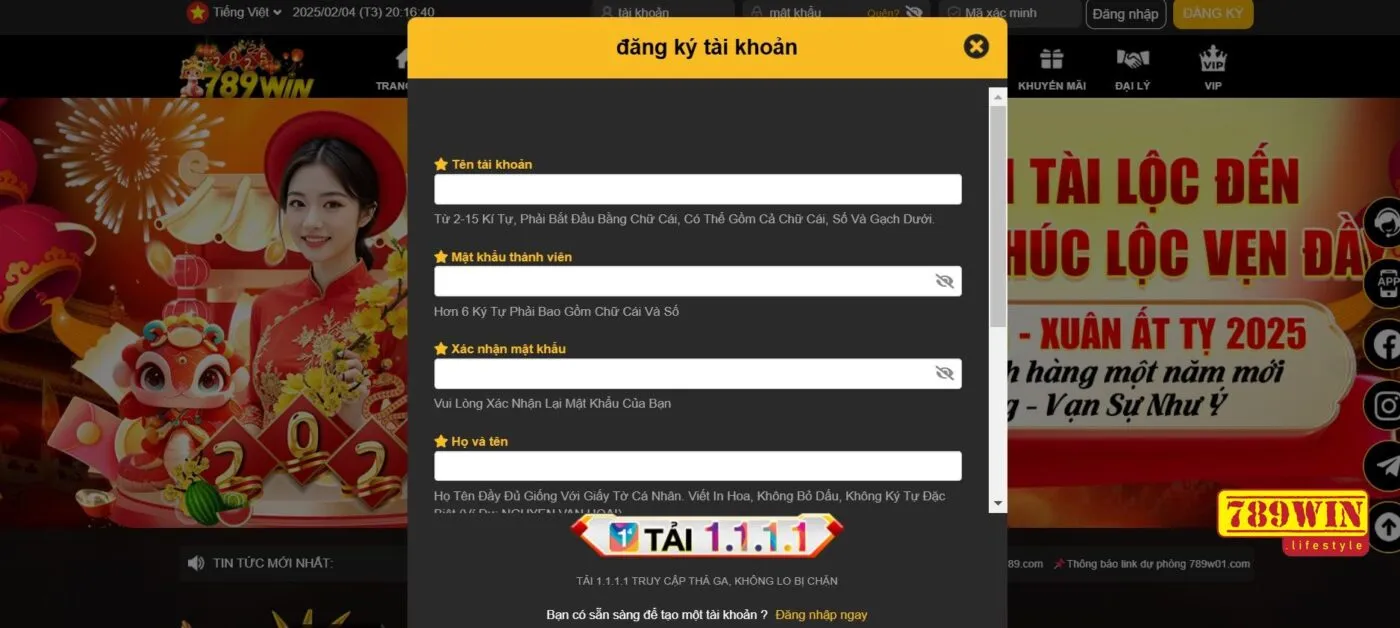 Hướng dẫn các bước nạp tiền 789Win