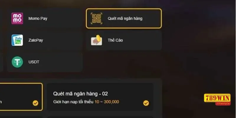 Quy trình rút tiền tại nhà cái 789Win
